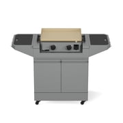 TYTUS Emberwood Gas Griddle with Grill and Prep Cart and Cover