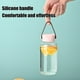 thumbnail image 4 of Vaso De Plástico, Diseño Transparente, Estética Elegante, Botella De Agua Deportiva Portátil, Ideal Para Actividades Al Aire Libre E Hidratación Diaria, Color Rosa, 4 of 8