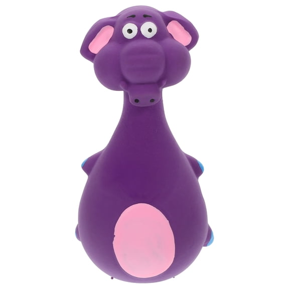 LEORX Teeth Cleaning Toy Dog Squeaky Toys Elephant Shaped 1Pcs for Pets on Daily Use