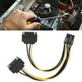thumbnail image 3 of Câbles d'Alimentation GPU, Câbles d'Alimentation Robustes et Durables Utilisation Facile Simple pour Accessoires Informatiques, 3 of 7