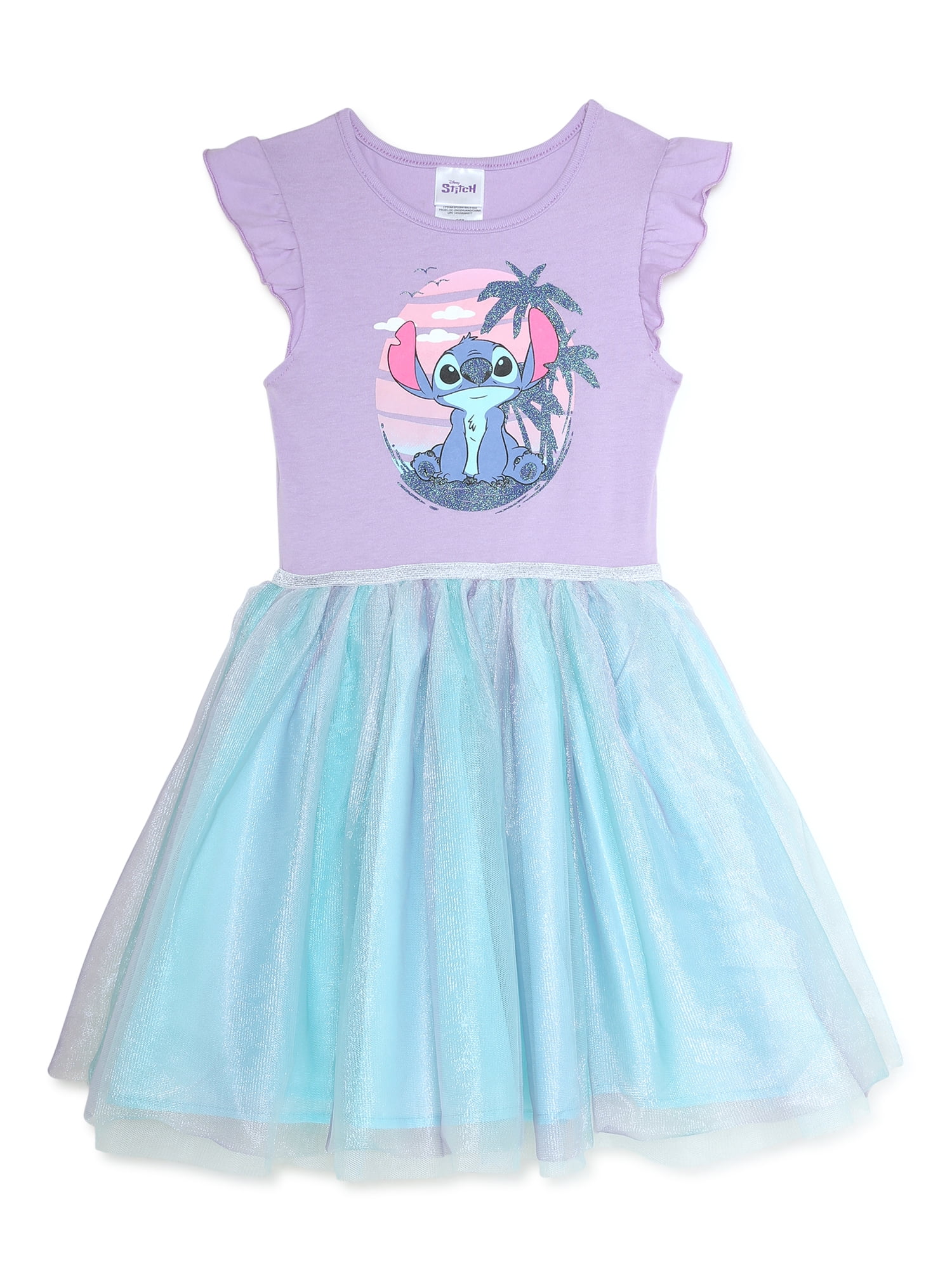 Disney Lilo & Stitch Girls Tutu Dress, Sizes 412