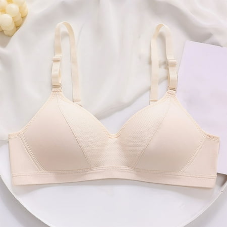 OSFVNOXV Minimizer Bras for Small Bust Women No Wire Seamless Girls Bras Small Cups Breathable Balconette Everyday Bra Clearance