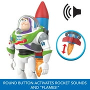 Disney and PixarToy Story Buzz Lightyear 10-inch Action Figure Toy with Rocket & Sounds