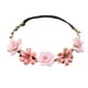 thumbnail image 1 of Boda Floral Corona Sunnimix Banda para el Cabello Boho Guirnalda Cabello Rosado nuevo, 1 of 8