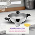 thumbnail image 4 of Maharaja Stainless Steel Karahi with lid 26cm, 4 of 11
