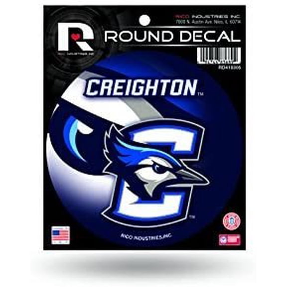 Creighton Bluejays 4" Round Decal University of