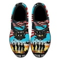 thumbnail image 2 of Thank You Veterans Memorial Day American flag Shoes Sneakers for Women Men Black Size 7.5, 2 of 7