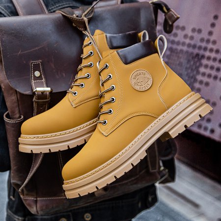 

Men‘s Pu Leather Fashion Boots Autumn & Winter Yellowstone