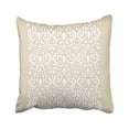 thumbnail image 1 of RYLABLUE Border In Victorian Style Ornamental Light Lace Ornate Floral For Endless Monochrome Pillowcase Cover 20x20 inch, 1 of 1