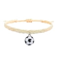 thumbnail image 1 of Pulseras de Fútbol Charm Favors Fútbol Negro Rojo Blanco Marrón Pulseras de Fútbol Cuentas Ajustable Inspirational for Teens Adults Sport Birthday Football Favors For, 1 of 2