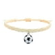 thumbnail image 1 of Pulseras de Fútbol Charm Favors Fútbol Negro Rojo Blanco Marrón Pulseras de Fútbol Cuentas Ajustable Inspirational for Teens Adults Sport Birthday Football Favors For, 1 of 2