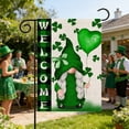 thumbnail image 5 of Cheapark St. Patrick's Day Home Garden Flag Shamrocks Decorative Printed for Outdoor Holiday Decoration Green, 5 of 6