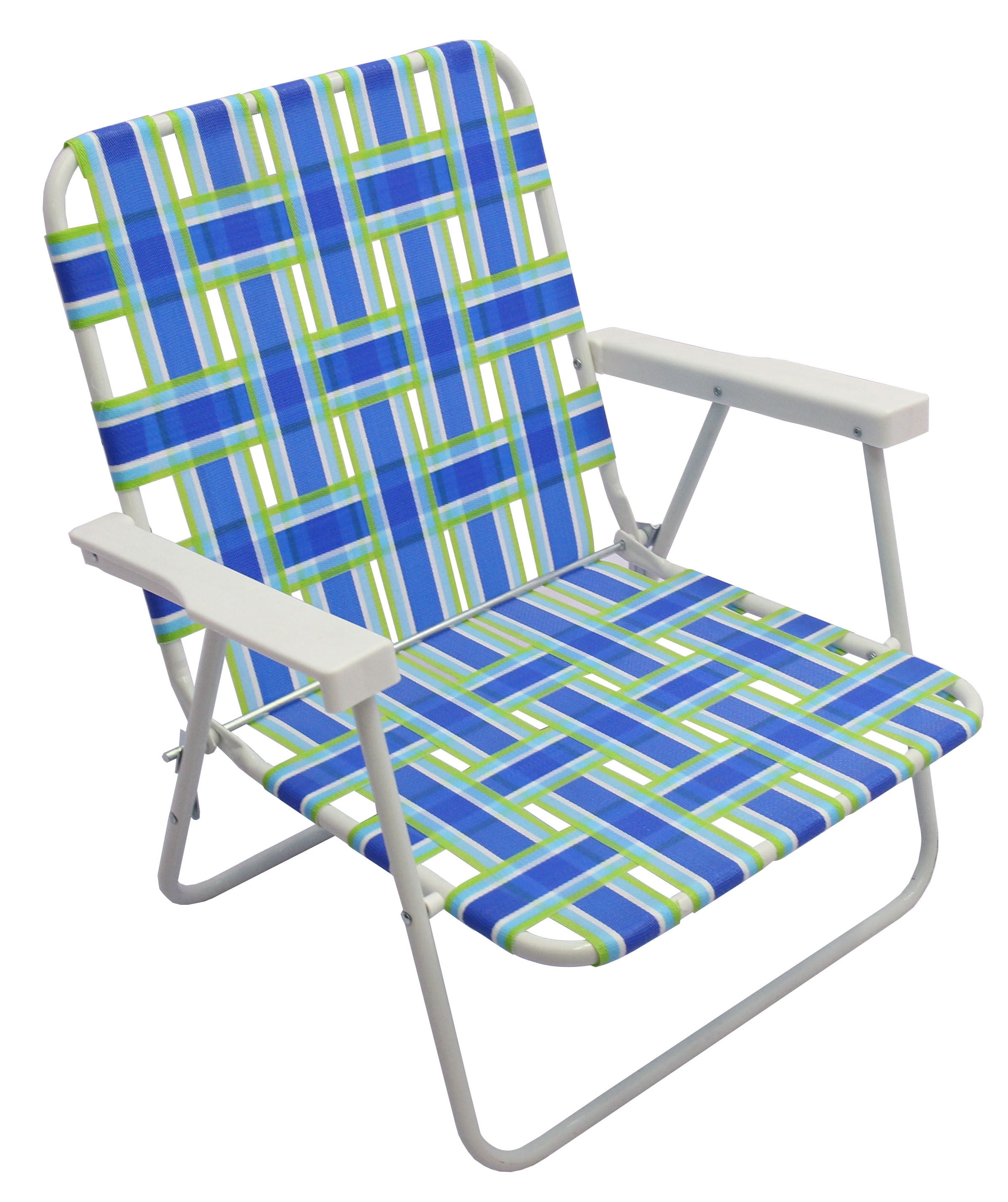 Mainstays Folding Beach Web Chair, Blue - Walmart.com