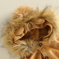 thumbnail image 3 of Cjfdfy Newborn Baby Boy Girl Halloween Costumes Lion Costume Footed Jumpsuit Long Sleeve Hooded Romper With Faux Mane And Tail Cute Halloween Party Cosplay Fall Winter Outfit, 3 of 9