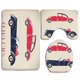 thumbnail image 1 of ABPHQTO Coches Coches Antiguos Convertibles Vehículos Urbanos Clásicos Roadsters Juego de alfombras de baño de 3 piezas Alfombra de baño Alfombra de contorno y tapa de inodoro ABPHQTO Cont-CHAPPLE-11225, 1 of 2