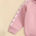 thumbnail image 4 of TOWED22 Fall Winter Toddler Baby Boy Clothes 2Pcs Checkered Crewneck Sweatshirt and Pants Sweatsuit Little Boy Clothing(Blazer,2-3 Y), 4 of 7