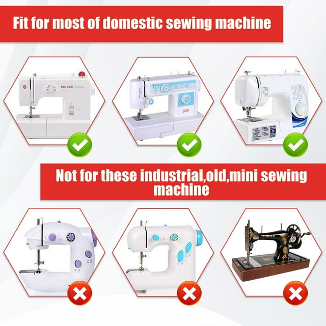 Kenally Prensatelas para máquina de coser, herramienta para coser fácilmente, accesorios de costura, herramientas prensatelas para pies Herramientas y ferretería