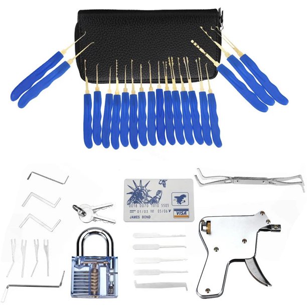 Conjunto De Habilidades De La Herramienta De Desbloqueo Juego de herramientas de desbloqueo elástico para extractor automático de llaves rotas de 40 piezas, herramienta de entrenamiento de cerrajero Tmvgtek Para estrenar
