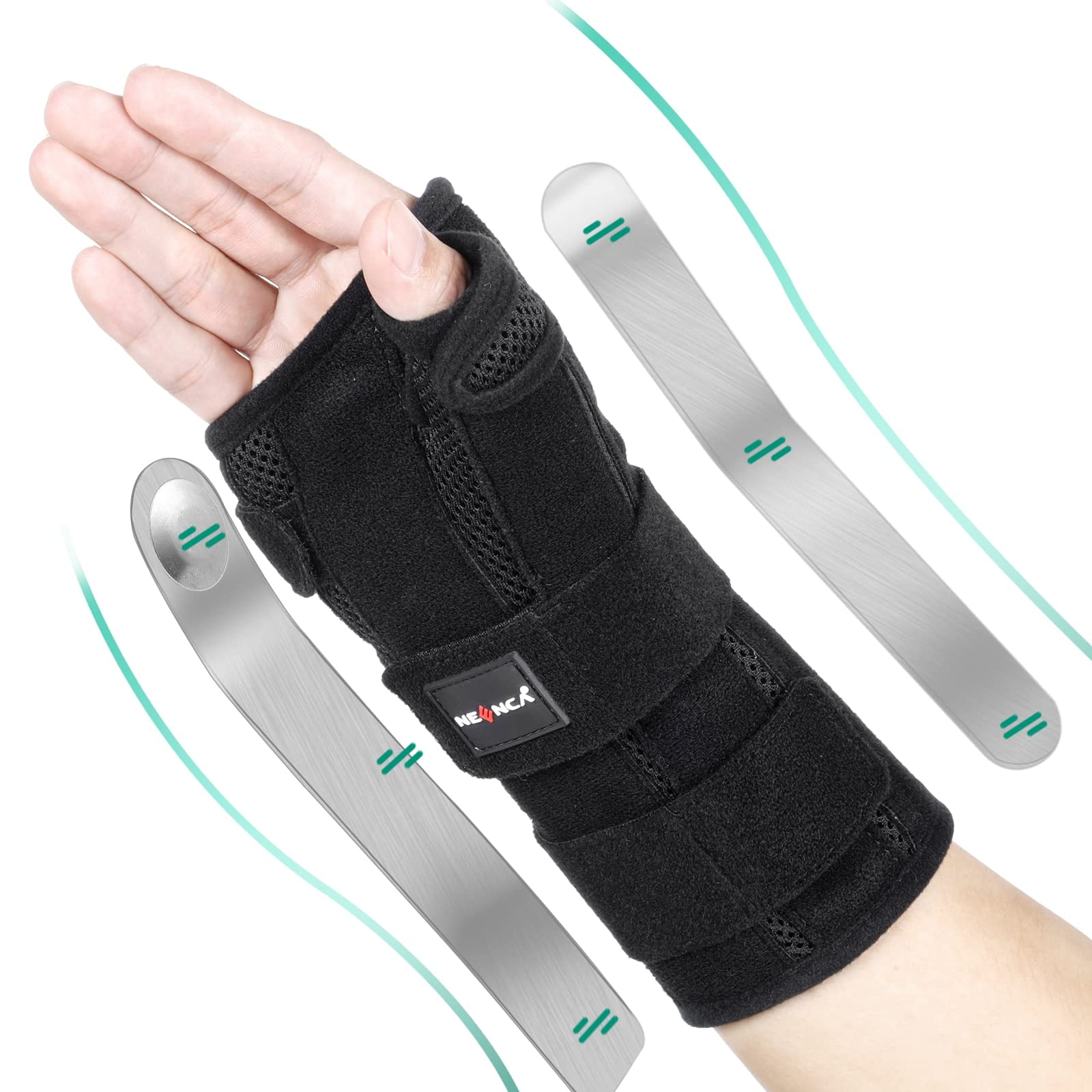 Wrist Support Brace, Adjustable Night Sleep Hand Support Brace with