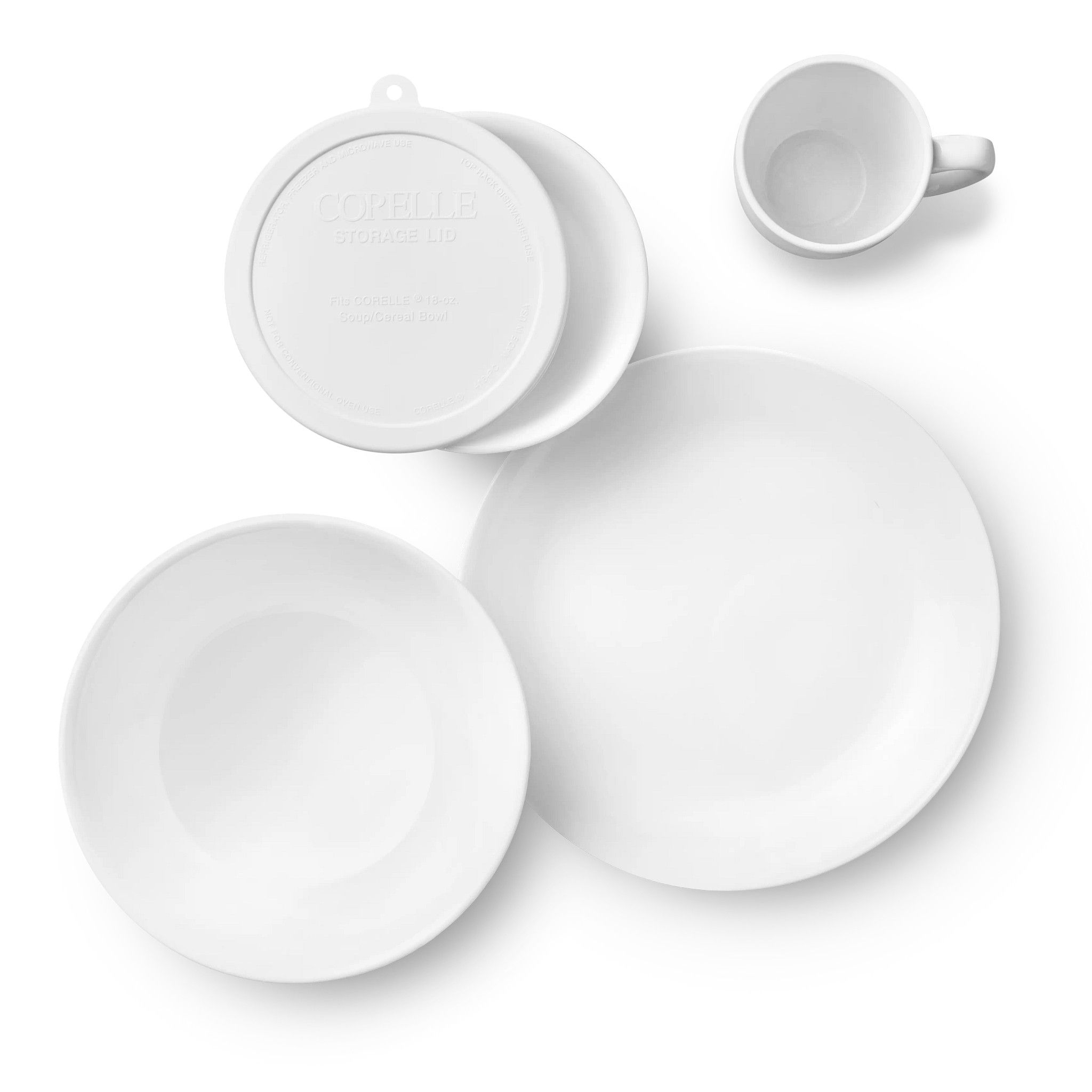 Corelle Winter Frost White 22-pc Dinnerware Set, Service for 5 - image 5 of 5