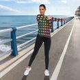 thumbnail image 6 of FORMRS Womens Long Sleeve Shirts UPF 50+ Sun Protection Quick Dry Fishing Hiking Tops, Size S-2XL, Pink Block Pattern, 6 of 8