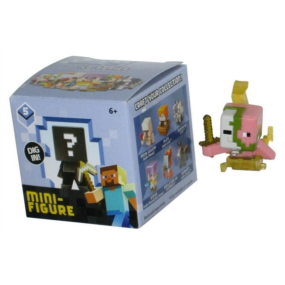 Minecraft Ice Series 5 Spawning Zombie Pigman (2015) Mattel 1-Inch Mini Figure