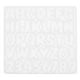 thumbnail image 1 of GOOHOCHY Molde de silicona con letras y números, molde epoxi para pendientes, fabricación de joyas, 1 of 7