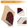 thumbnail image 5 of Yayeee Napkin Holder for Table Kitchen Paper Tissue Organization, Circular Gold Pattern, 5 of 8