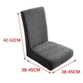 thumbnail image 2 of Fundas elásticas para sillas de comedor, fundas protectoras para sillas de comedor, fundas antideslizantes Gris oscuro, 2 of 9