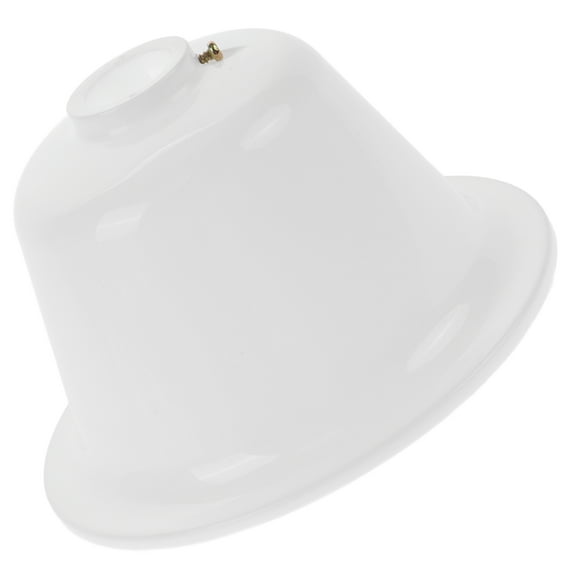 Clispeed Sleek White Plastic Ceiling Fan Canopy for Modern Home Decoration