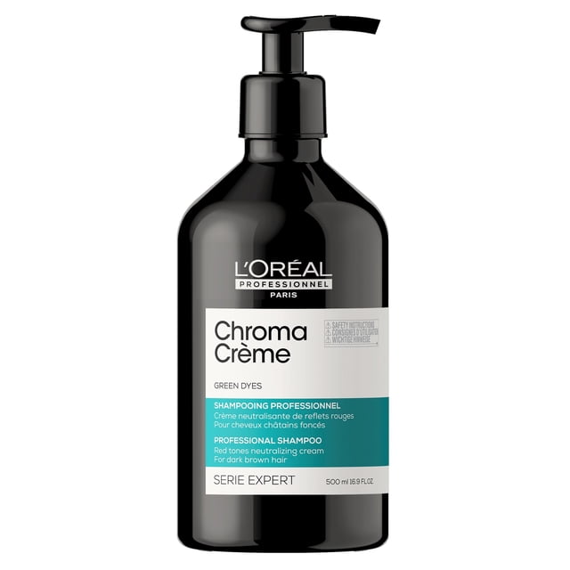 Champú L'Oreal Pro Paris Chroma Creme Green Tyes 500 ml