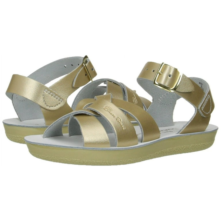 Salt Water Sandals by Hoy Shoe Sun San Swimmer Gold Toddler 8 8020 GOLD 8S