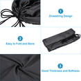 thumbnail image 4 of Uxcell 23.6x19.7 pulgadas Bolsas de Polvo para Bolsos, Funda de Almacenamiento de Bolsos con Cierre de Cuerda para Ropa de Pouch, Negro 7 Pcs, 4 of 6