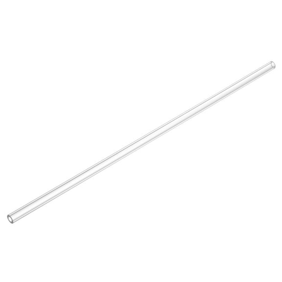 Uxcell Clear Rigid Tubing 4mm(5/32") x 8mm(5/16") x 1Ft Length Round Plastic Polycarbonate Tube
