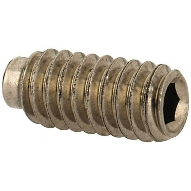 Socket Set Screw, Half Dog Point, 3/816 x 1", Stainless Steel, 188