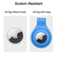 thumbnail image 5 of JETech Silicone Case for AirTag 2021 with Keychain, Protective Air Tag Holder, Portable Keyring Cover, Easy Installation, 2-Pack (Capri Blue), 5 of 6