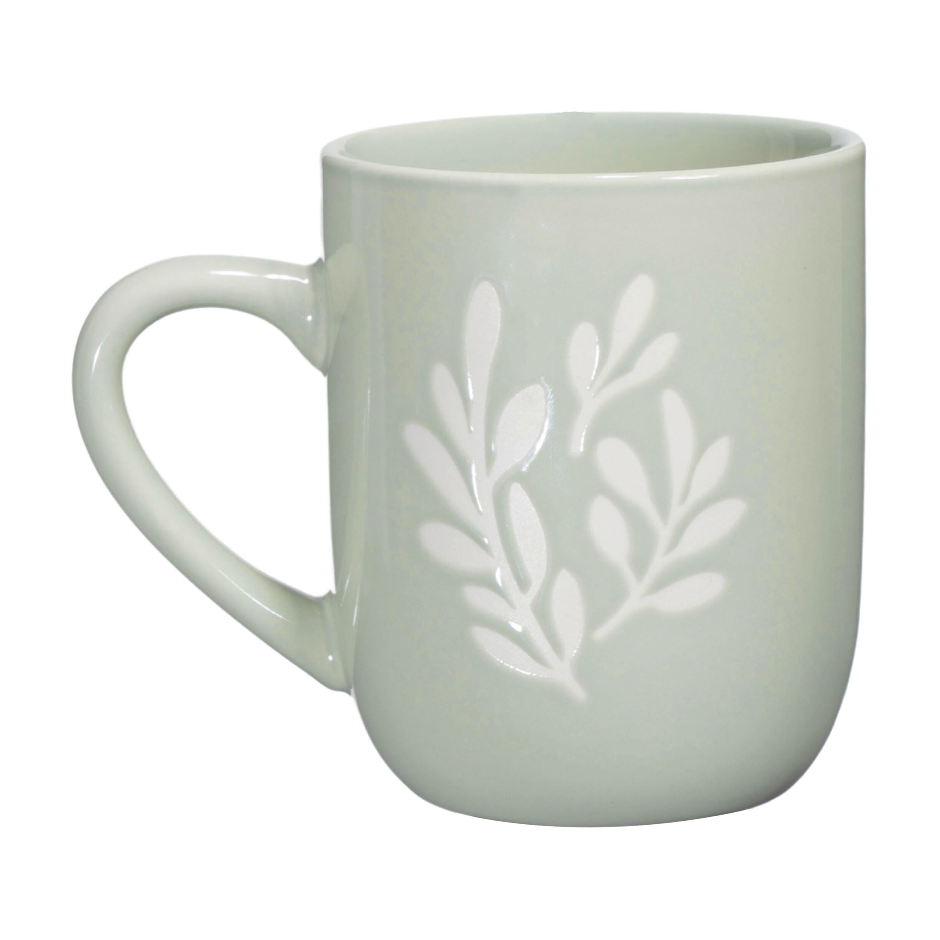 Mainstays 12oz Emelie Green Stoneware Mug