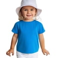 thumbnail image 4 of Couver Toddler Baby Unisex Cotton Jersey Short Sleeve T Shirt Activewear 2 Pack Cobalt 7, 4 of 9