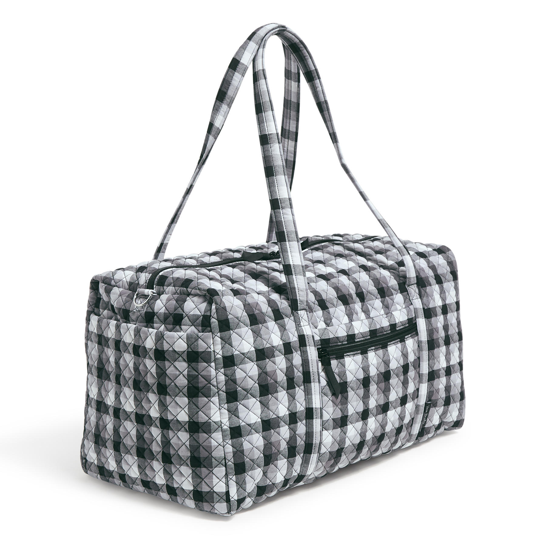 Vera Bradley Women's  Cotton Large Travel Duffel Bag Kingbird Plaid