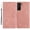 Pink, variant on Allytechgroup Wallet Phone Case for Samsung Galaxy S21 FE with Credit Card Slot, PU Leather Slim Lightweight Flip Case with Lanyard Shockproof Protective Bumper for Women Girls, Black