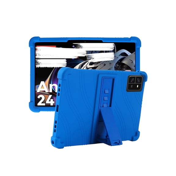 Silicone Case for SHOUDUM 10.1 inch, Soft Flexible Shockproof Protective Tablet Cover, Anti-Scratch & Lightweight Slim Design-Blue