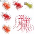 thumbnail image 2 of 50 Pcs Nœuds en Coton pour Pêche en Mer Boucleur Flottant Accessoires Rouge, 2 of 6