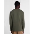 thumbnail image 3 of George Men's Henley Shirt with Long Sleeves, Sizes S-5XB, 3 of 5