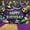 2A-180X110cm, variant on Gold Framed Mardi Gras Banner Purple Background Backdrop Colorful Feathers Masquerade Mask Carnival Display for Birthday Celebration Mardi Gras Party Indoor Decoration