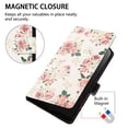 thumbnail image 5 of Colorful Painted Wallet Phone Case for Samsung Galaxy S26 Plus 5G 6.7" , PU Leather Flip Folio Cover With Card Slots, Magnetic Closure, Kickstand, Shockproof Protective Phone Case,Rose, 5 of 10