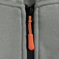 thumbnail image 5 of Havenx Zip Up Hoodies for Men Long Sleeve Drawstring Jacket with Pockets Hooded Sweat Shirts Fall Winter Workout Gym Hiking Outdoor Outfits,Light Gray 3XL, 5 of 7