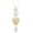 GOLD, variant on Long Sweater Necklaces for Women Fashion Heart Shaped Pendant Y Statement Chain Necklace
