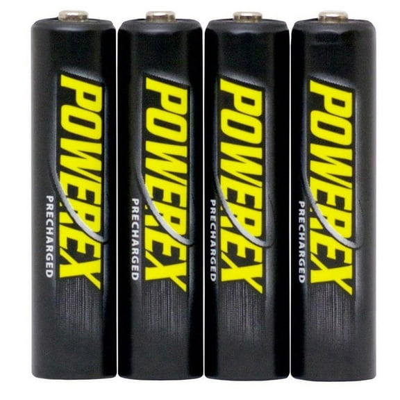 Maha Powerex Precharged AAA 1.2V 1000mAh Low Self-Discharge Rechargeable NiMH Battery, 4-Pack