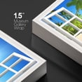 thumbnail image 4 of wall26 Canvas Print Wall Art - Window Frame Style Wall Art - Beautiful Tropical Beach with White Sand,Clear Sea and Palm Trees Under Blue Sunny Sky - 24" x 36", 4 of 5