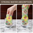 thumbnail image 6 of 2 Pcs Pioneer Flower Floral Print Pattern Kitchen Towels, Funny Microfiber Dish Towel Set, 18" X 26" Tea Towels, 6 of 6